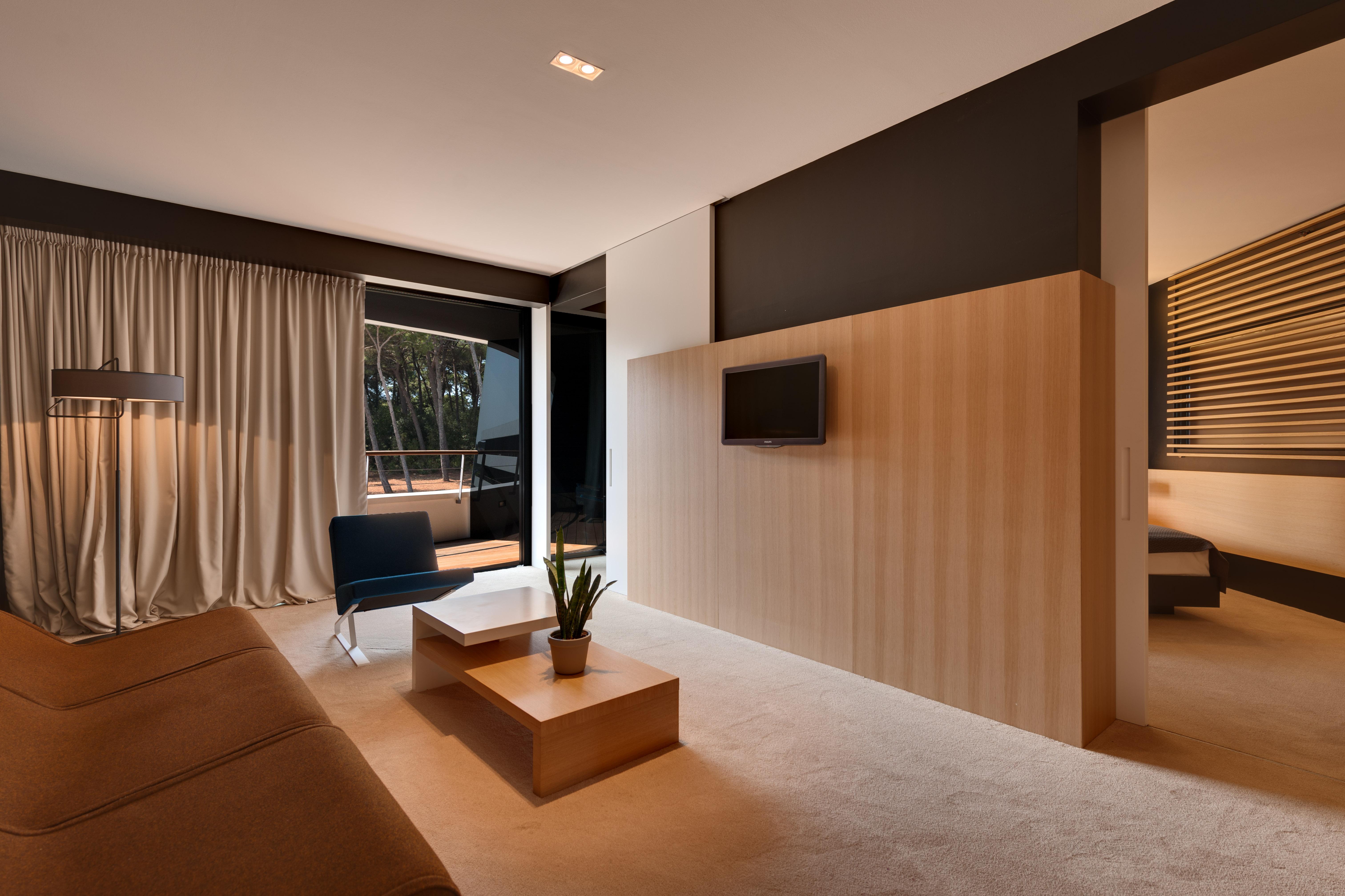 Lone Hotel By Maistra Collection Rovinj Dış mekan fotoğraf A 3D rendering of a hotel room