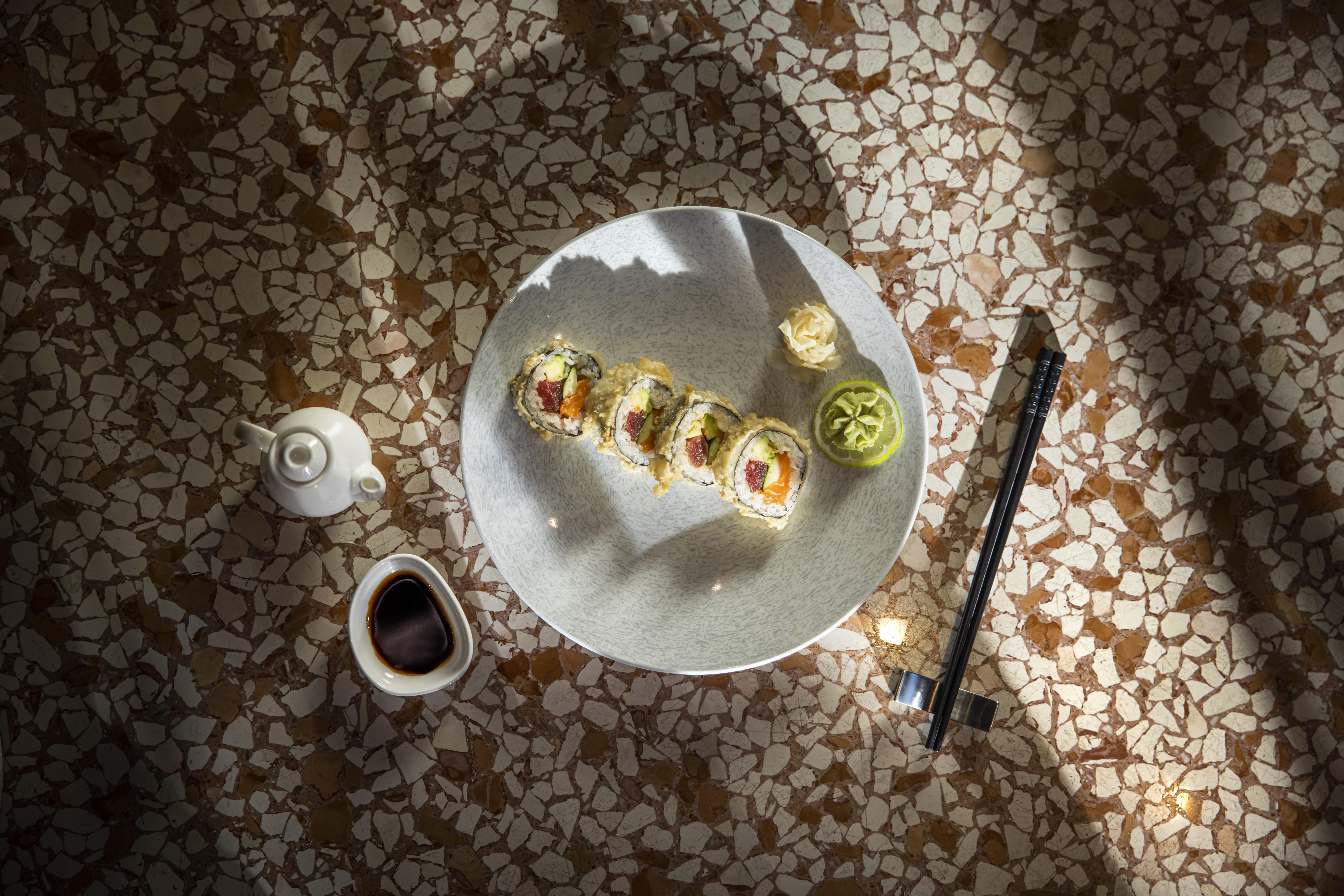 Lone Hotel By Maistra Collection Rovinj Dış mekan fotoğraf A rendering of a sushi scene