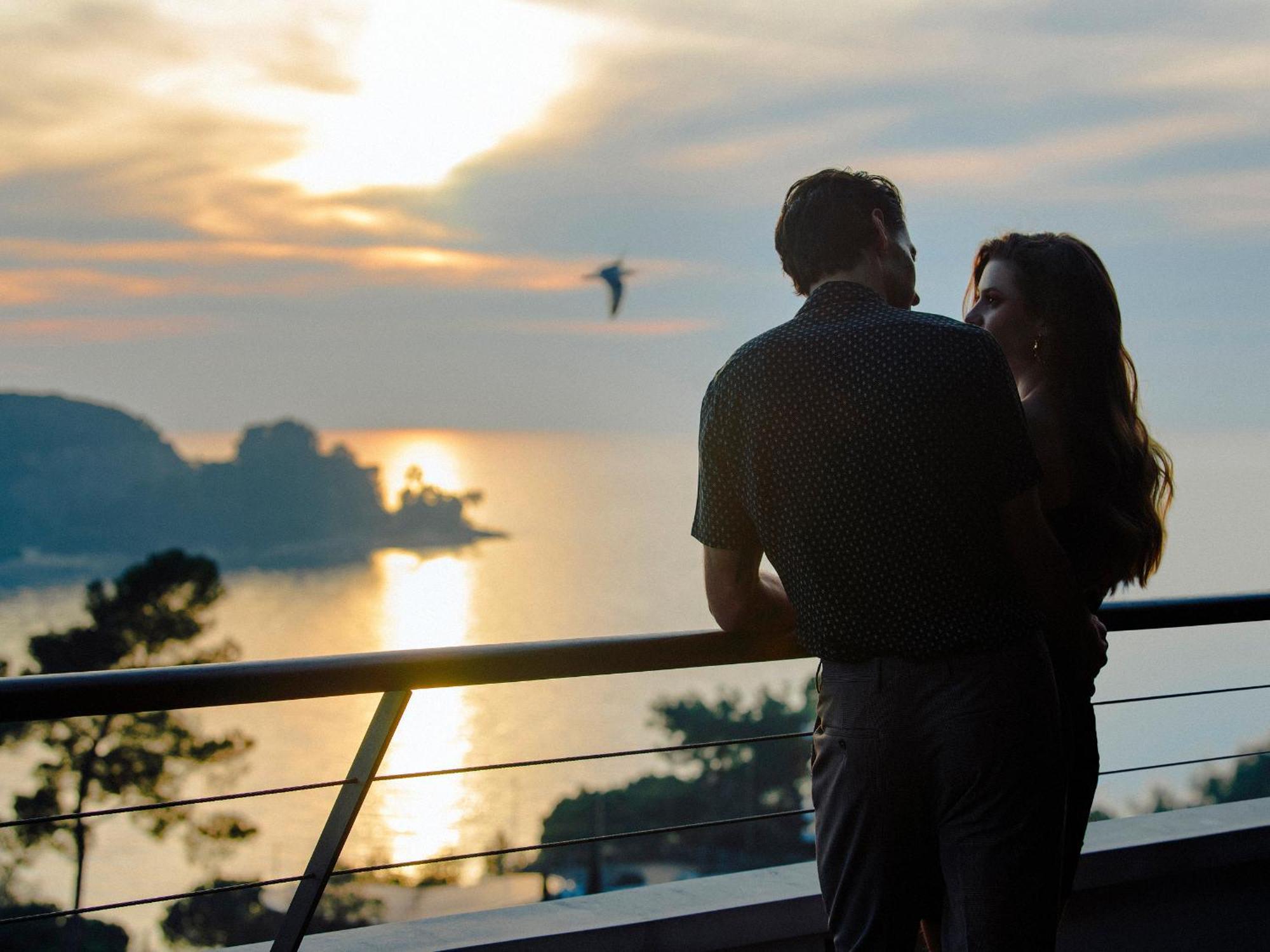 Lone Hotel By Maistra Collection Rovinj Dış mekan fotoğraf Sunset at the resort